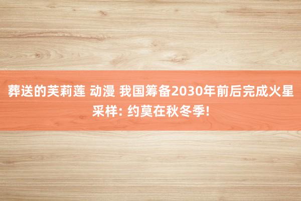 葬送的芙莉莲 动漫 我国筹备2030年前后完成火星采样: 约莫在秋冬季!